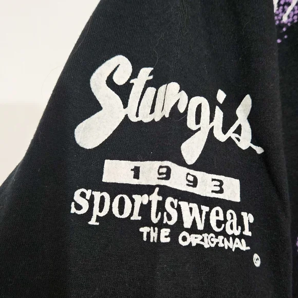 Vintage 1993 Sturgis Rally & Races T-Shirt - Picture 4 of 5